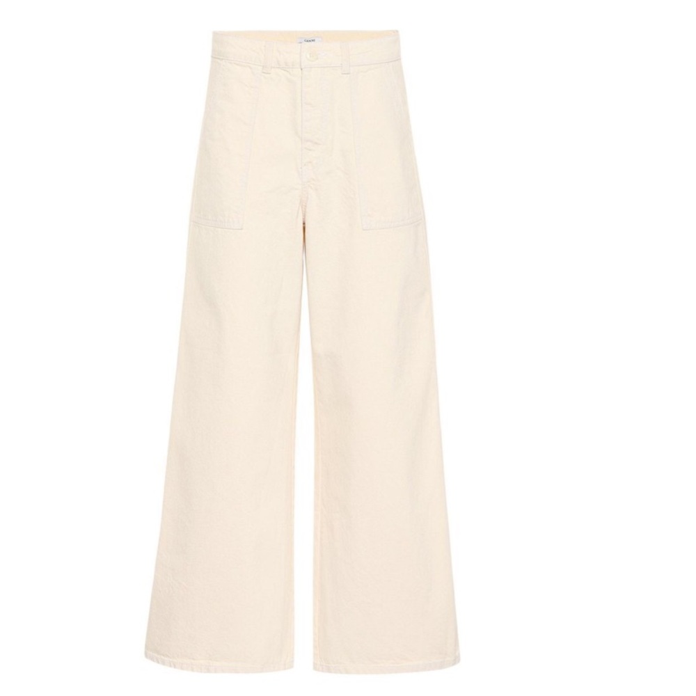 Ganni bluebell denim pants
